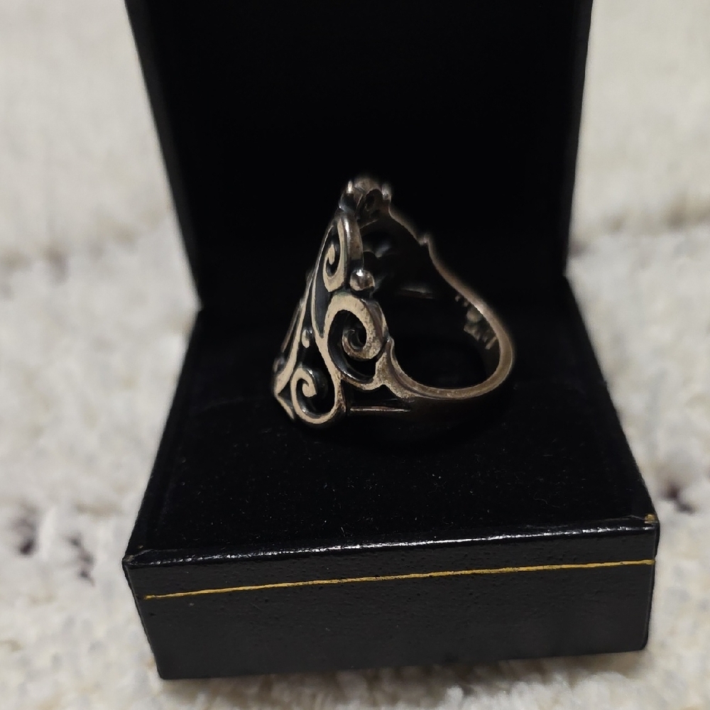 James Avery Sterling Silver Scroll Ring - image 2